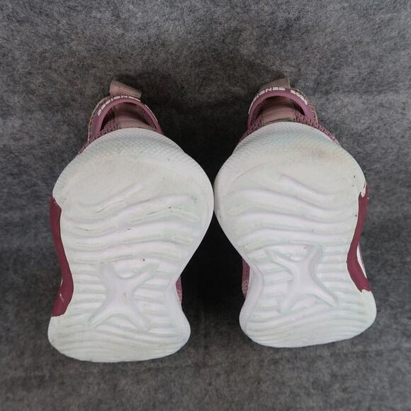 Work Shoes Womens 38 Steel Toe Safety Knit Active Casual Pink Lace Up Comfort - Picture 10 of 13